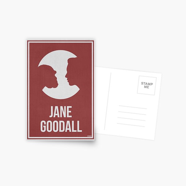 JANE GOODALL - Women in Science Postcard