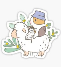 Bubu the Guinea Pig, Knitting Sticker