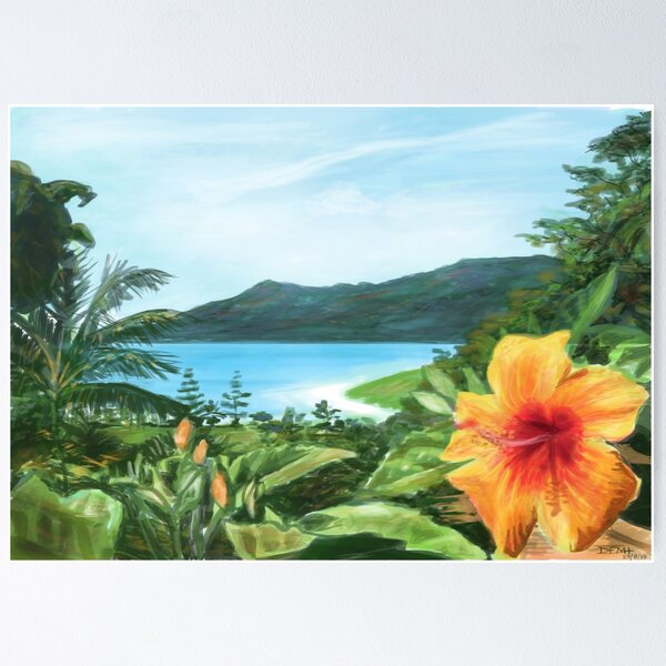 Item preview, Pokpok (cocodrilo) escena de la isla designed and sold by DFMHart.