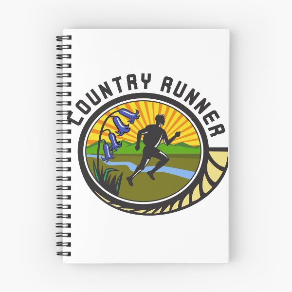 Item preview, Cross Country Runner Text Oval Retro designed and sold by patrimonio.