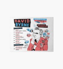 David Byrne Utopia Tour 2018 Großbritannien Gelas Galeriedruck