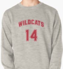 Troy Bolton 14 East High School Wildcats Basketball Team Pullover Sweatshirt