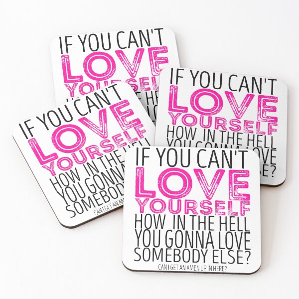 RuPaul's Drag Race - "If You Can't Love Yourself..." Quote Coasters (Set of 4)