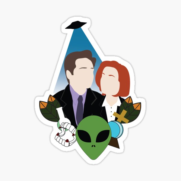 Xfiles Stickers Redbubble