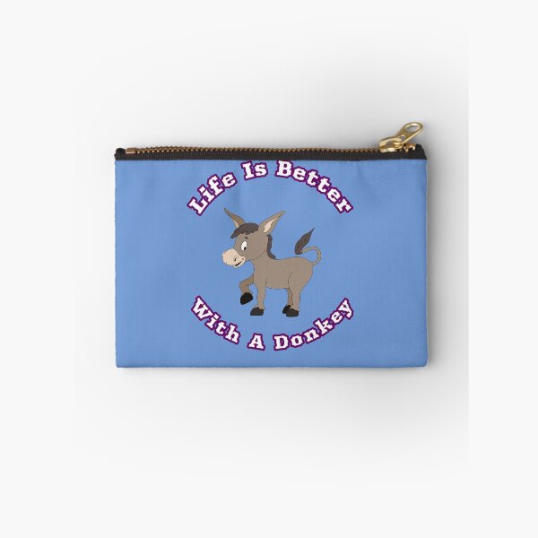 Item preview, Life Is Better With A Donkey Cute Cartoon Gift  designed and sold by Klimentina.