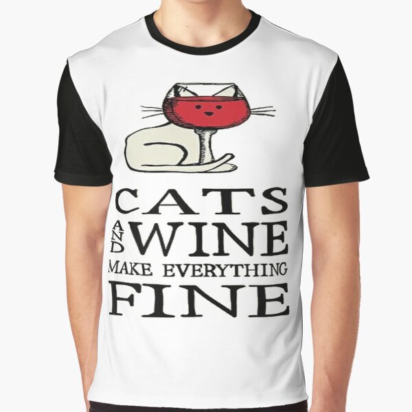 Cats Make You Smile - Cats & Wine Make Everything Fine Art Board Print for  Sale by pinkycherry