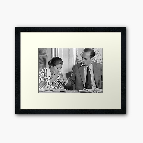 Chirac Veil on his cunts! Framed Art Print