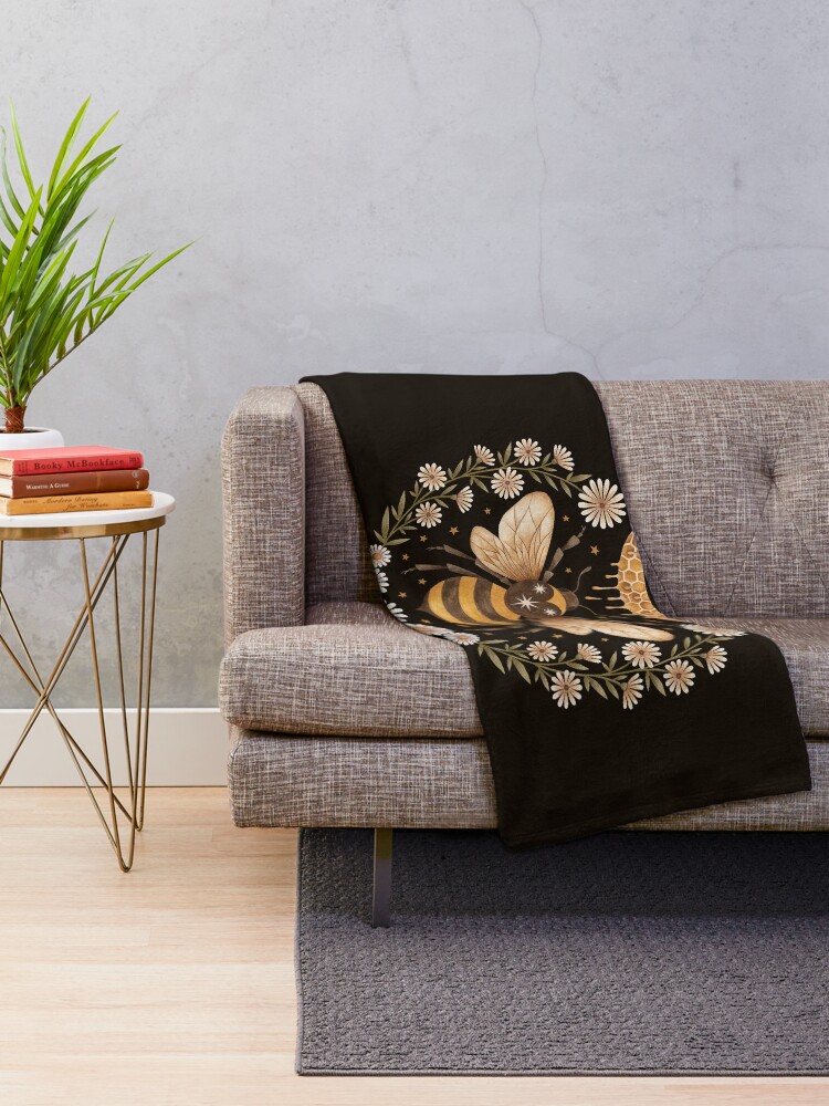 Alternate view of Honey moon Throw Blanket