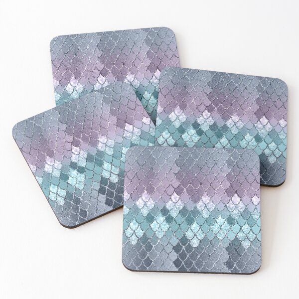 Item preview, Mermaid Scales Navy Blue Teal Purple Glam #1 (Photo of Glitter Only - Not Reflective) designed and sold by Anita's & Bella's Art.