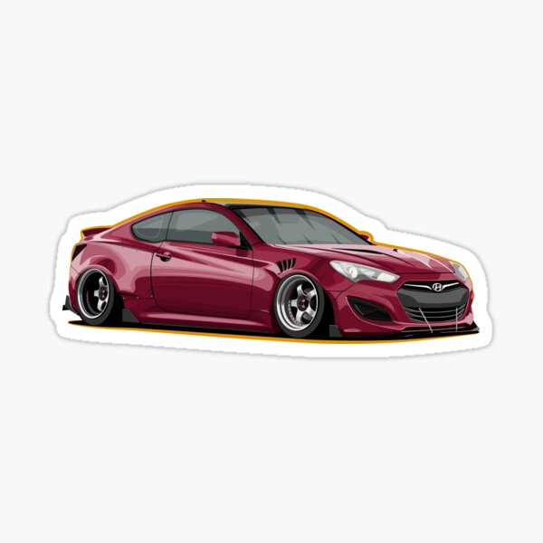 Genesis Coupe Stickers for Sale