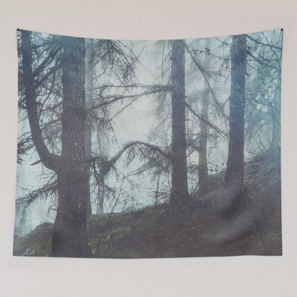 Item preview, Damp Woods -  Forest in Fog designed and sold by Dyrk Wyst Redbubble Shop.