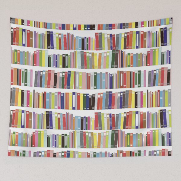 Item preview, Bookshelf Pattern for Book Nerds designed and sold by Hallows03.