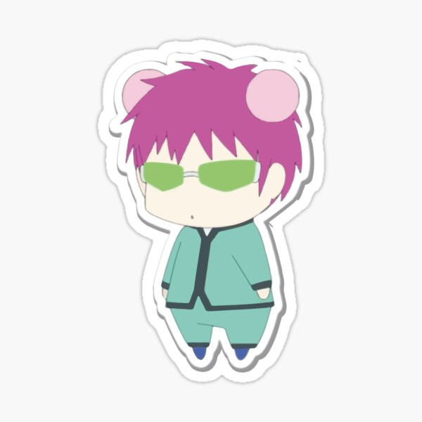 "Saiki K Cute Illustration" Sticker by deheleisa | Redbubble