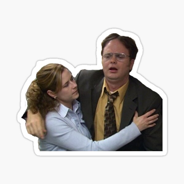 Item preview, Pam helping Dwight with his concussion designed and sold by p0pculture3.
