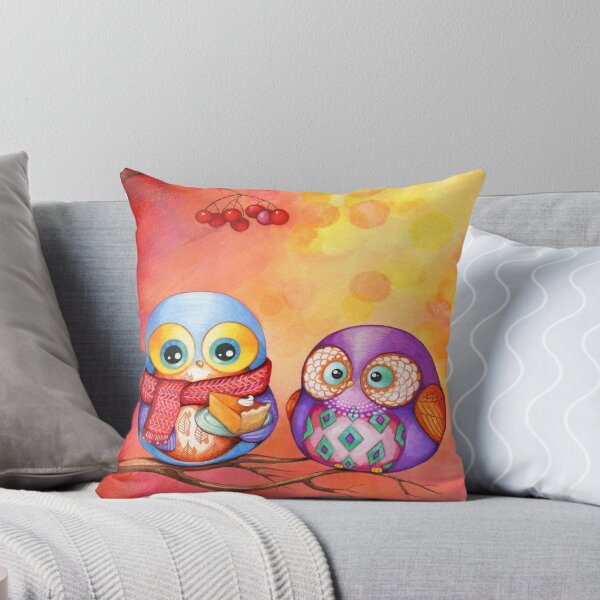 Item preview, Thanksgiving Owls with Pumpkin Pie designed and sold by Annya Kai.