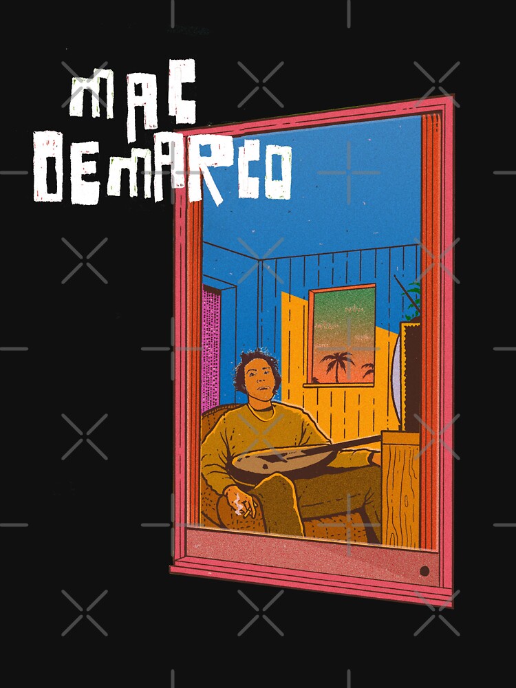 Mac Demarco Window T Shirt For Sale By Manupa Redbubble Mac