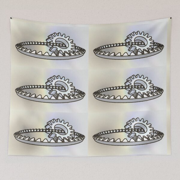 Item preview, Ecsher Gears [Outlined and White] designed and sold by MasterJames.