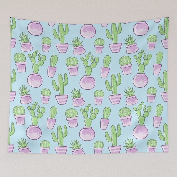 Item preview, Succulents (Blue) designed and sold by HoneypotHarbor.