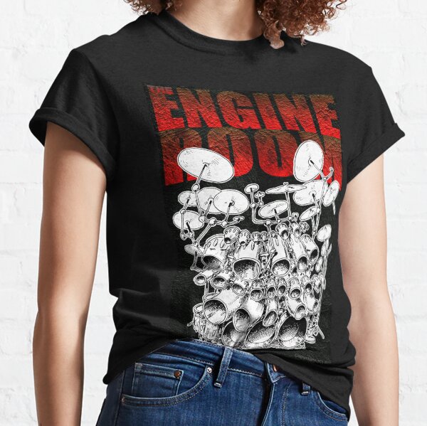 Drums - the Engine Room Classic T-Shirt