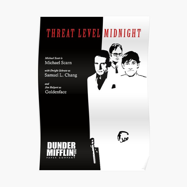 Threat Level Midnight Poster - The Office Poster