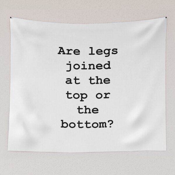 Item preview, Legs Wordplay Joke design designed and sold by GetItGiftIt.