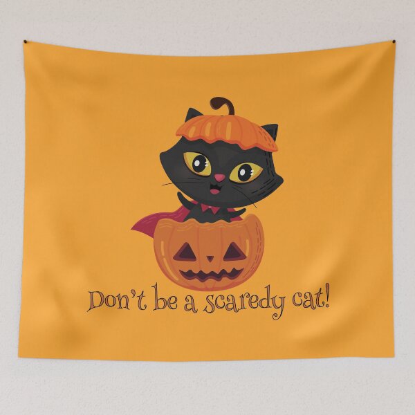 Item preview, halloween dont be scaredy cat  designed and sold by SAbysami.