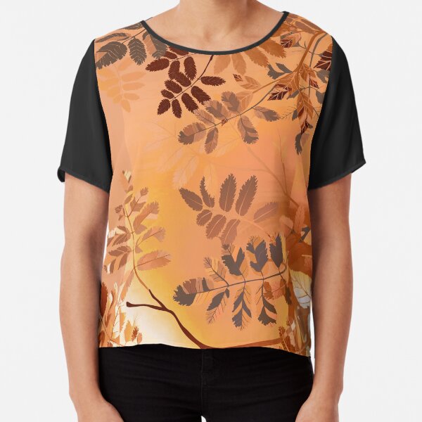 Interleaf 6 Chiffon Top