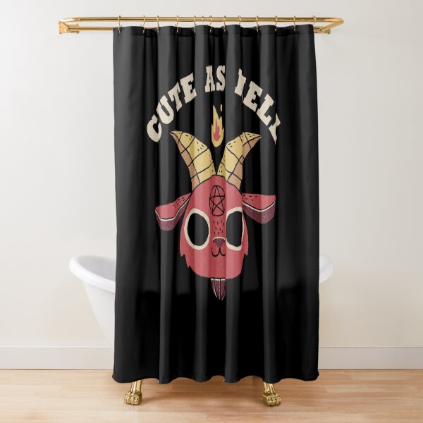 Cute As Hell Shower Curtain