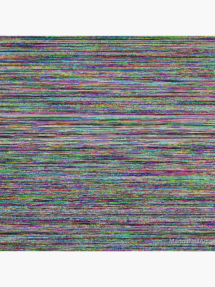 Glowing Glitch Noise by MarinaNeilArt