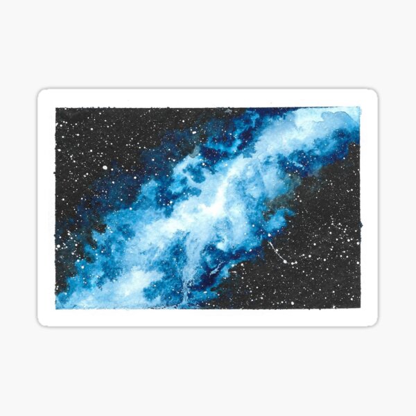 Watercolour Galaxy II Sticker