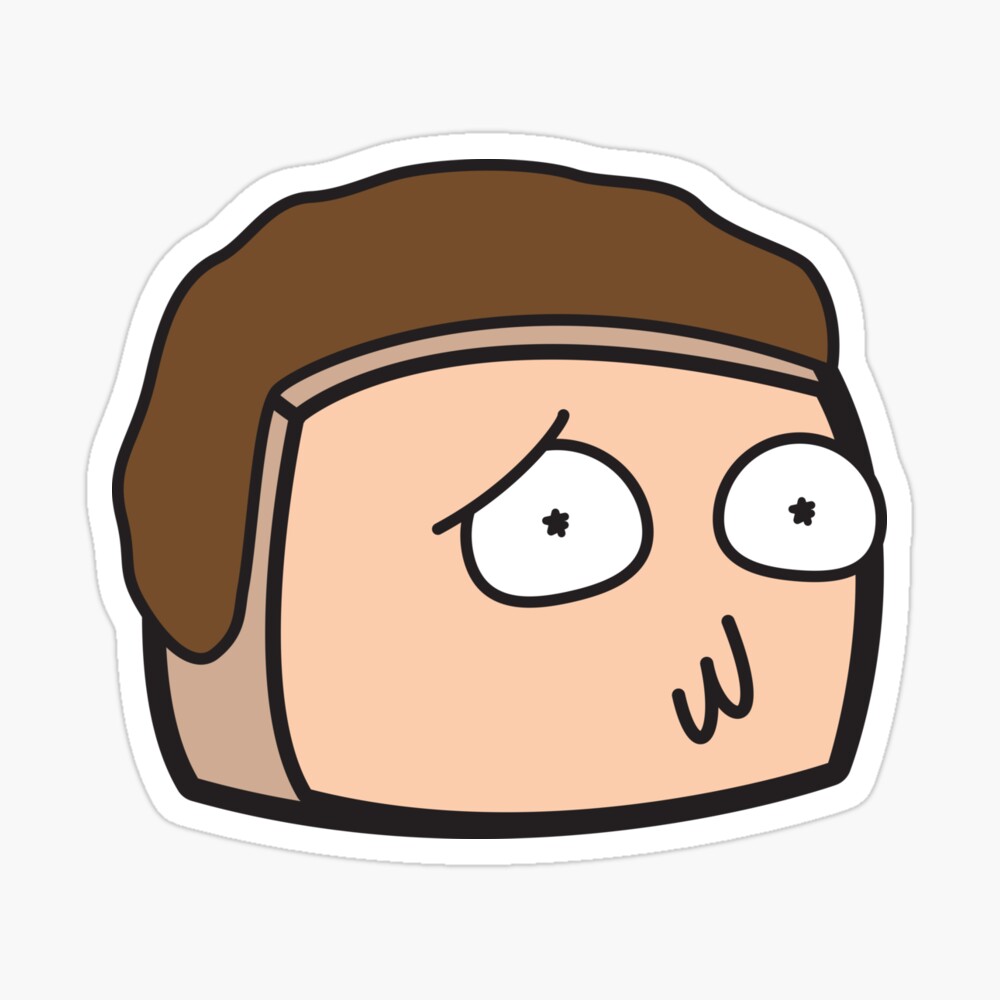 Morty - Rick and Marty Boxheadz Dimension Sticker