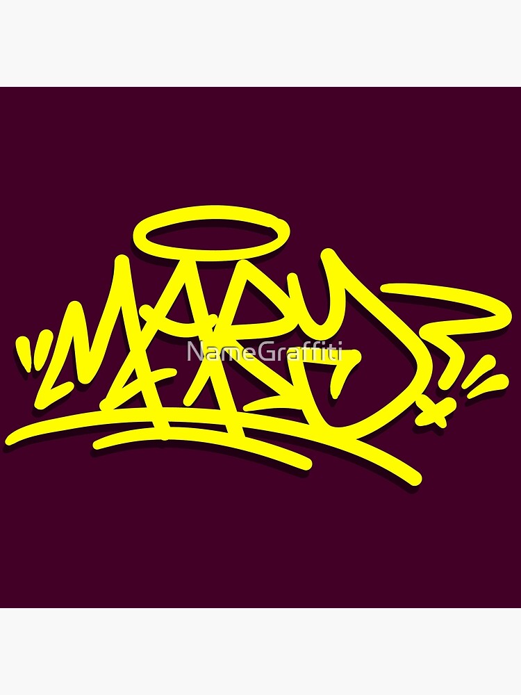Pink/Yellow Graffiti Logo Tote