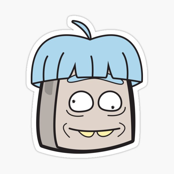 Doofus Rick - Rick and Morty Boxheadz Dimension Sticker