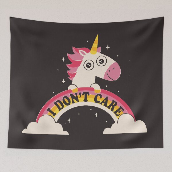 Item preview, Unicorn Don't Care designed and sold by DinoMike.