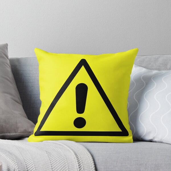 Item preview, Warning sign. Exclamation mark in yellow triangle. designed and sold by 2monthsoff.