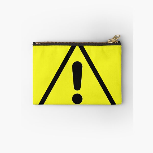 Item preview, Warning sign. Exclamation mark in yellow triangle. designed and sold by 2monthsoff.