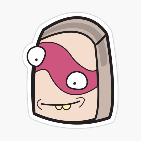 Noob Noob - Rick and Morty Boxheadz Dimension Sticker