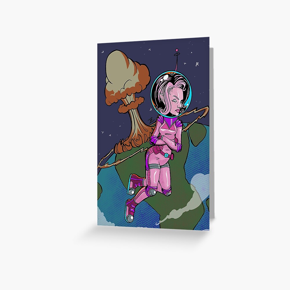 Item preview, Greeting Card designed and sold by z0mbieparade.