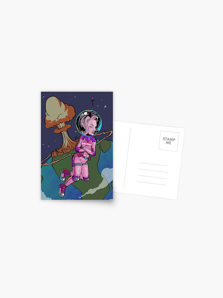Thumbnail 1 of 2, Postcard, Space Elf designed and sold by z0mbieparade.