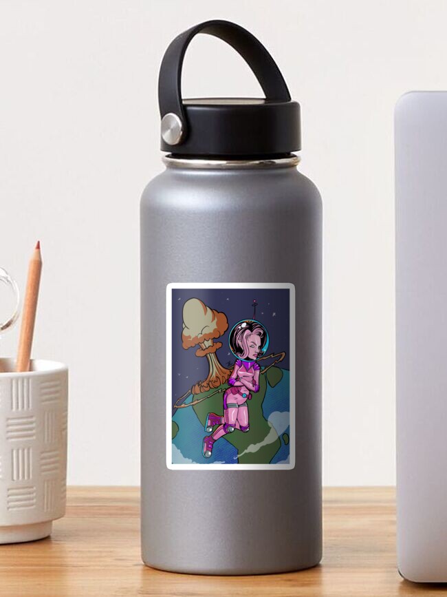 Thumbnail 1 of 3, Sticker, Space Elf designed and sold by z0mbieparade.