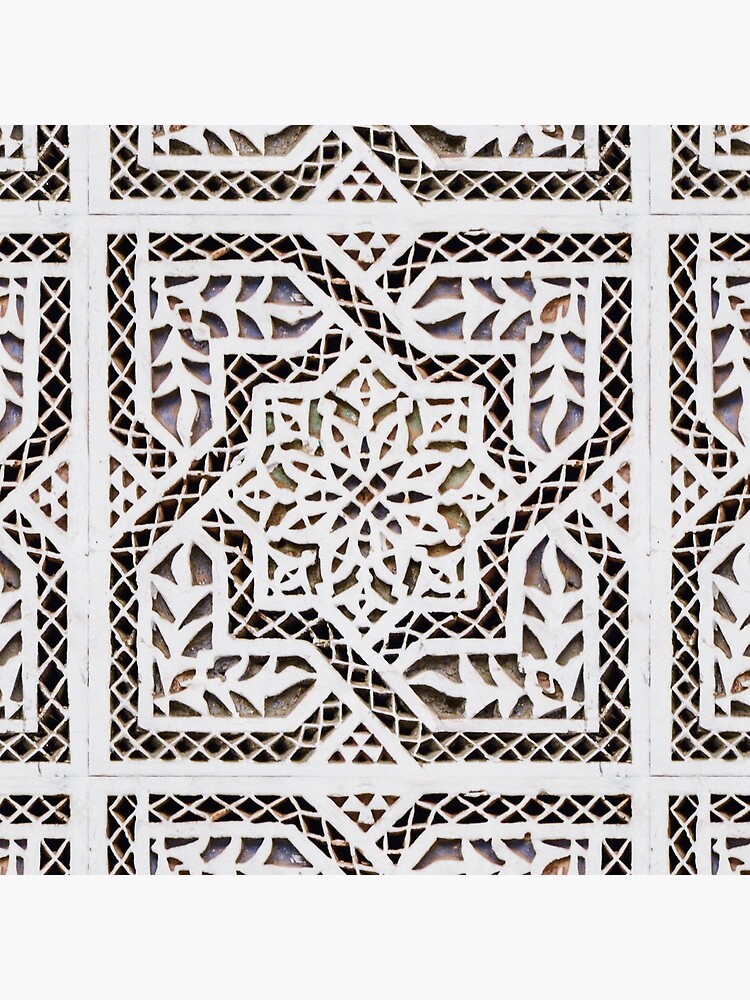 Arabic tile carving pattern by creaschon
