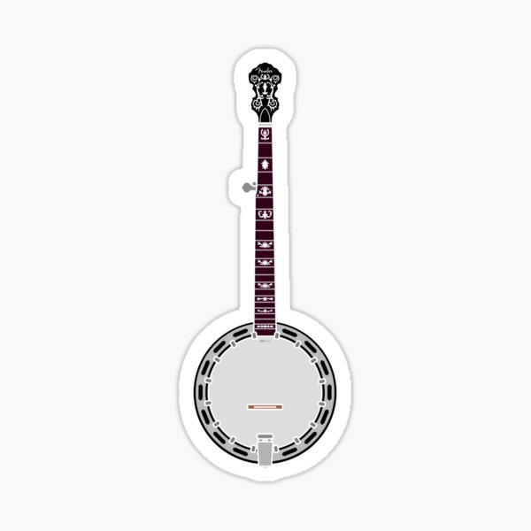Artikel-Vorschau von MUSIKINSTRUMENTE SILHOUETTEN - BANJO, designt und verkauft von WOOFANG.