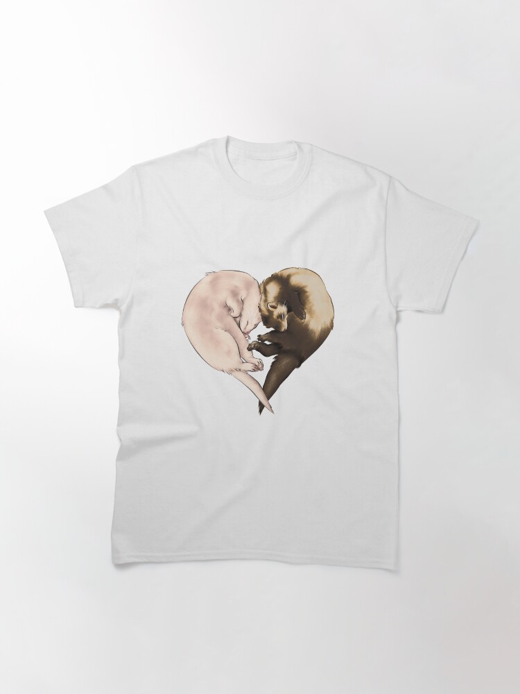 Alternate view of Ferret Love Classic T-Shirt