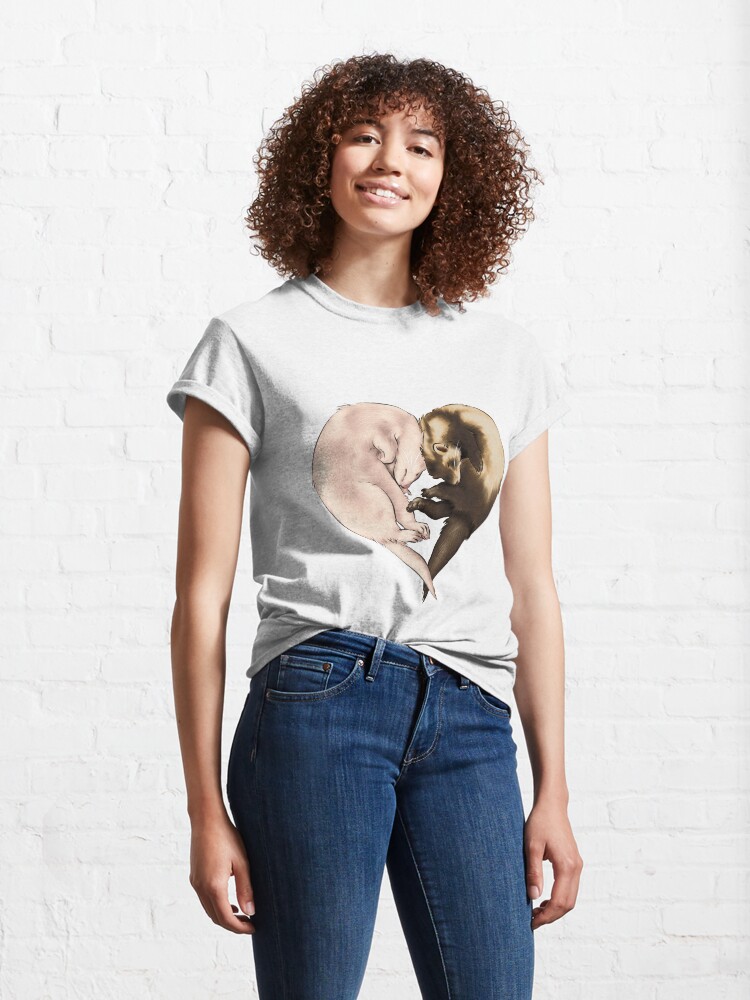 Alternate view of Ferret Love Classic T-Shirt
