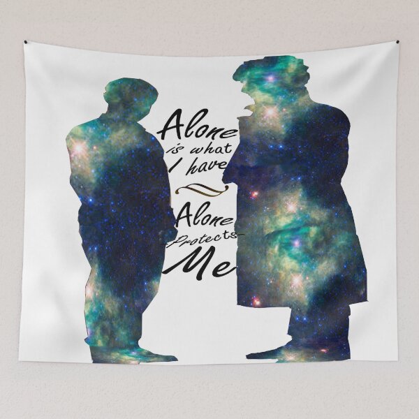 Item preview, Johnlock "ALONE IS WHAT I HAVE" white letters designed and sold by thescudders.