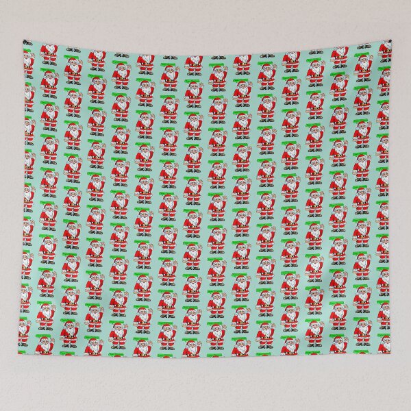 Item preview, Santa Waving Happy Christmas designed and sold by David Roland.