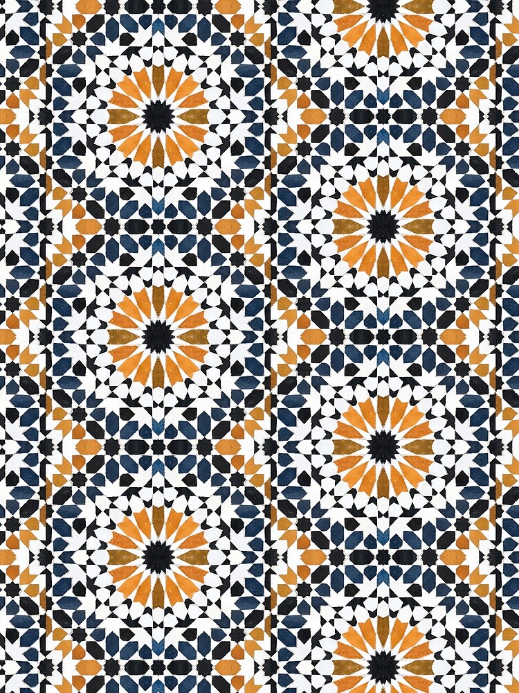 Arabic mosaic tile pattern by creaschon