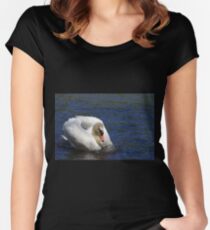 Mute Swan Women's Fitted Scoop T-Shirt