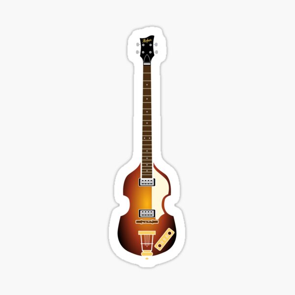 pequeñas guitarras Pegatina