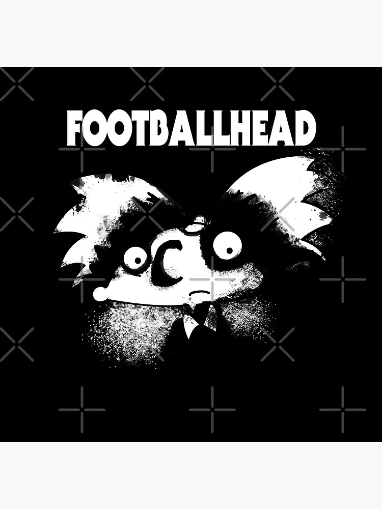"football head" Poster by piercek26 Redbubble